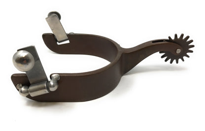 AJ Tack Western Engraved Rock Grinder Spurs - Mens