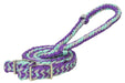 Weaver Leather Braided Nylon Barrel Reins in purple, gray, mint and sparkle colors