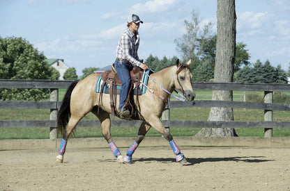 Weaver Leather flat and braided nylon barrel reins in purple, gray, mint and sparkle colors