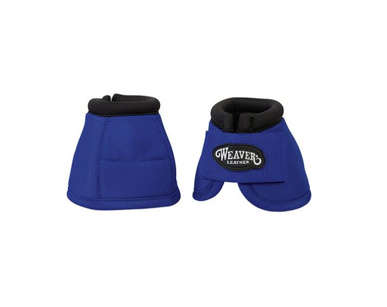 Weaver Leather No Turn Bell Boots Blue