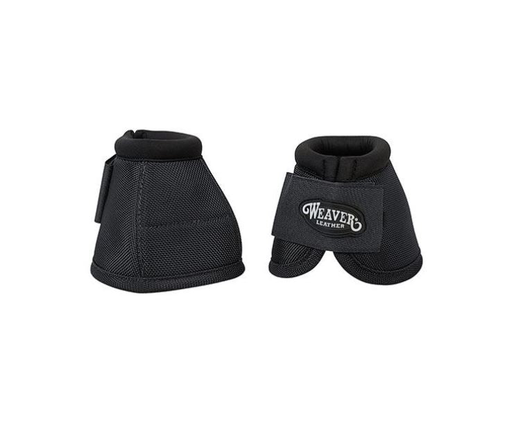 Weaver Leather No Turn Bell Boots Black 