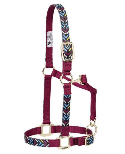 Weaver Adjustable Chin and Throat Snap Nylon Halter - Average