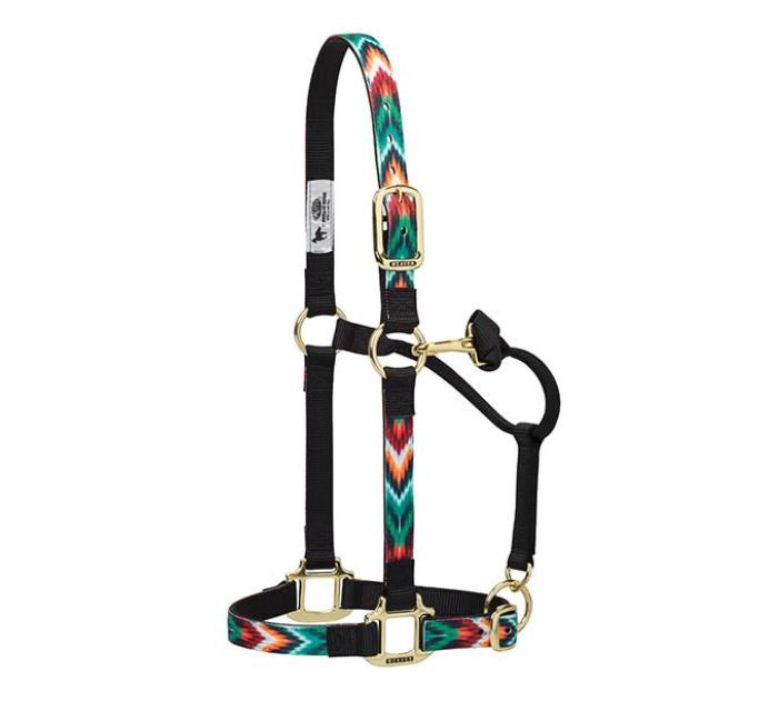 Weaver Adjustable Chin and Throat Snap Nylon Halter - Average