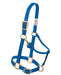 Weaver Original Adjustable Chin and Throat Snap Halter - Large Horse Blue