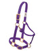 Weaver Original Adjustable Chin and Throat Snap Halter - Large Horse Purple