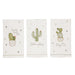 Mud Pie Embroidered Sequin Cactus Hand Towels