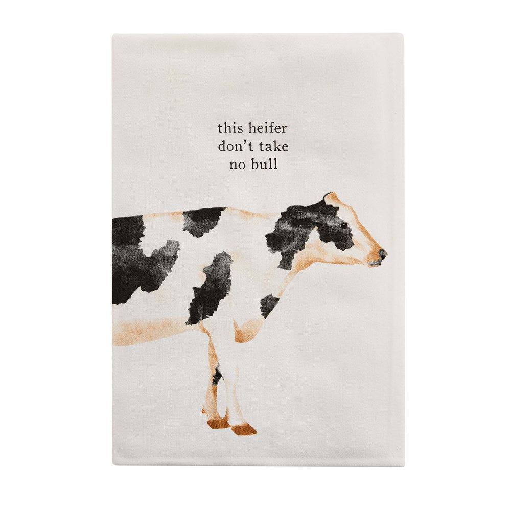 Mud Pie Farm Animal Hand Towels Cow