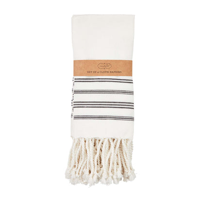 Mud Pie Turkish Towel Set White