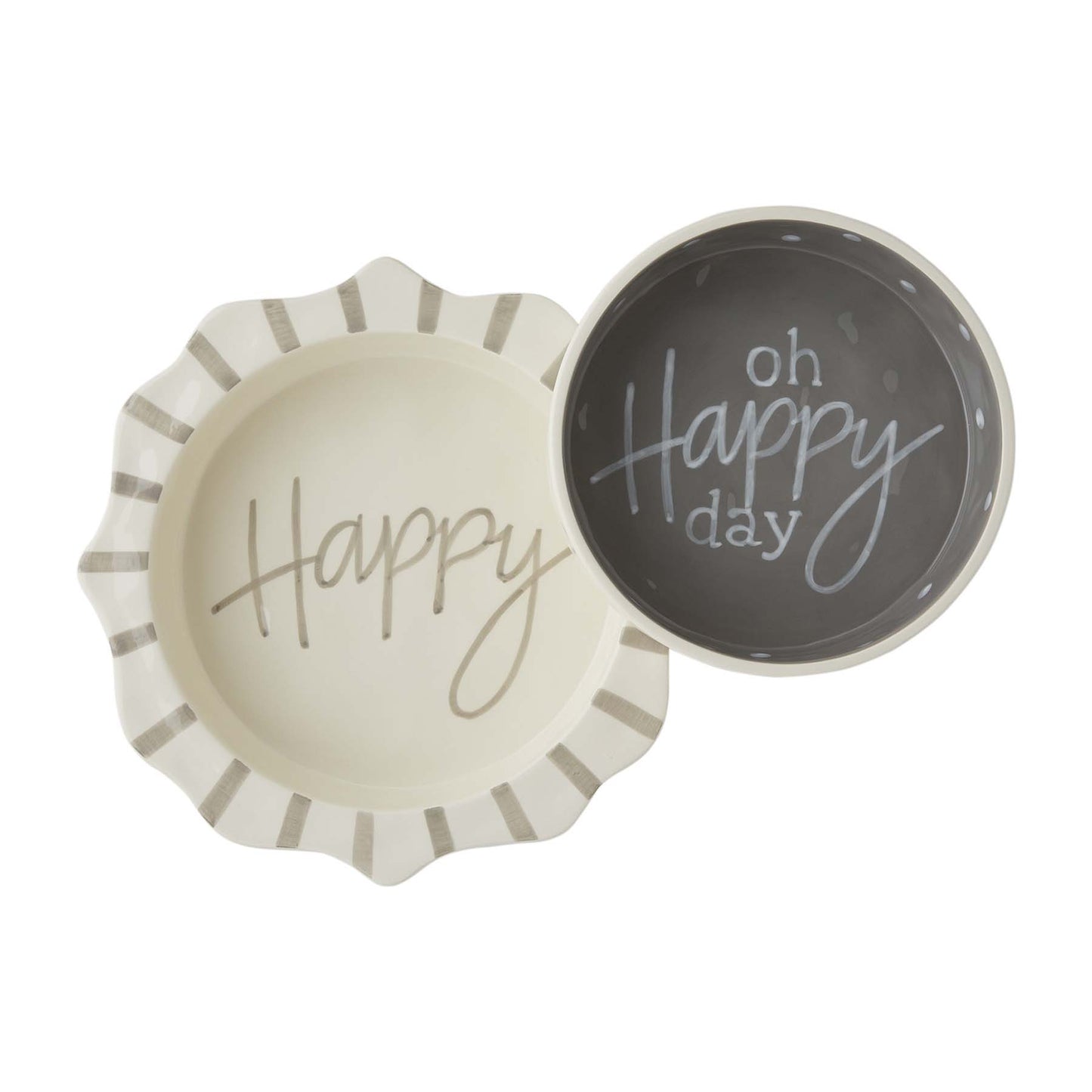 Mud Pie Oh Happy Day Nested Casserole Set