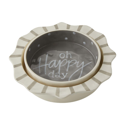 Mud Pie Oh Happy Day Nested Casserole Set