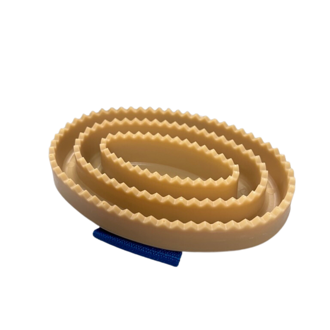 Rubber Curry Comb teeth