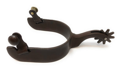 AJ Tack Praying Cowboy Antique Brown Spurs