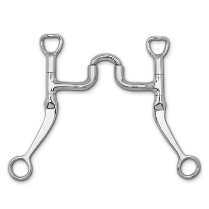 Myler Flat Shank with Traditional Correctional Bit MB 47 - 5"