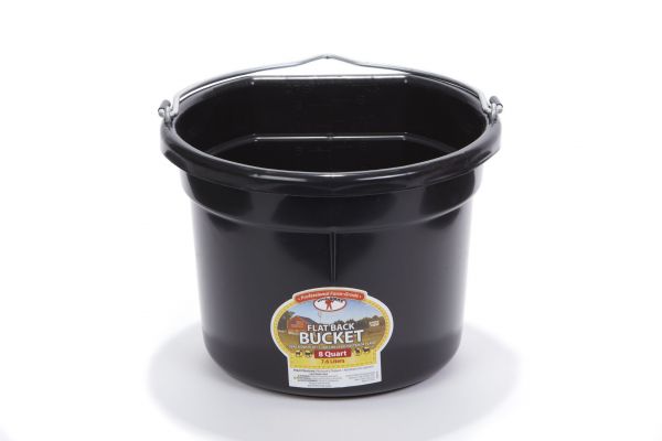 Little Giant Flat Back Bucket - 8 Quart — AJ Tack