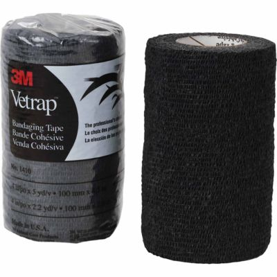 Roll of Black 3M Vetrap Bandaging Tape