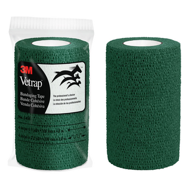 Roll of Green 3M Vetrap Bandaging Tape