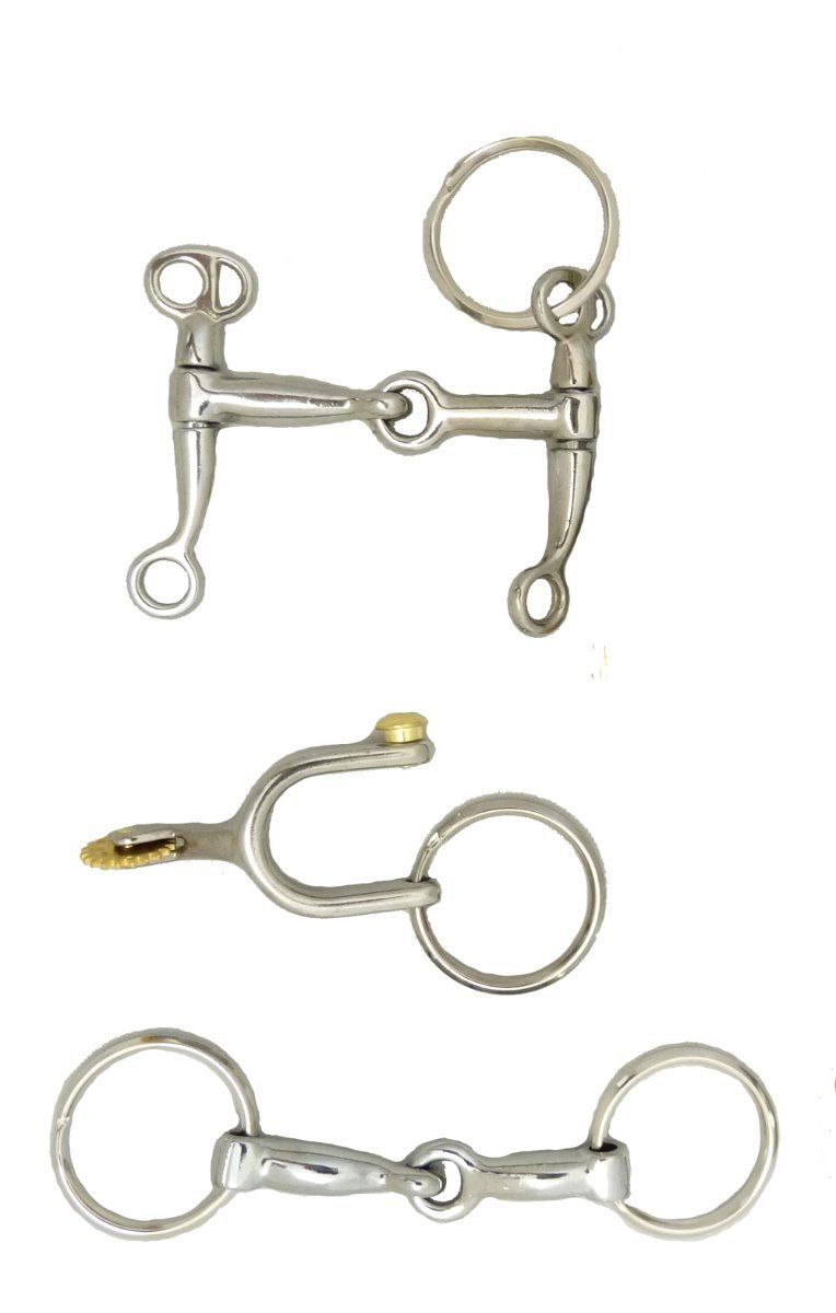 Horse Tack Keychains - Set of 3