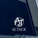 AJ Tack Logo Sticker