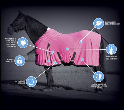CoolAid® Equine Cooling Blanket by Weaver Leather Pink
