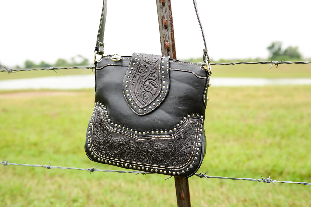 Galco Leatherware Concealed Carry Purse CCW Handgun bag black leather  834828 | eBay