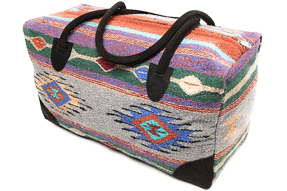 Southwestern Large Weekender Travel Bag Duffle Bag Boho Travel Bag- The  Campos Go West Weekender