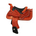 Red Decorative Western Saddle