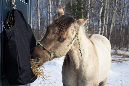AJ Tack Hay Bag Black