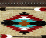 Concealed Carry Aztec hobo purse brown with aztec embroidered over canvas on front