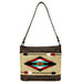 Concealed Carry Aztec Hobo Purse Brown Front