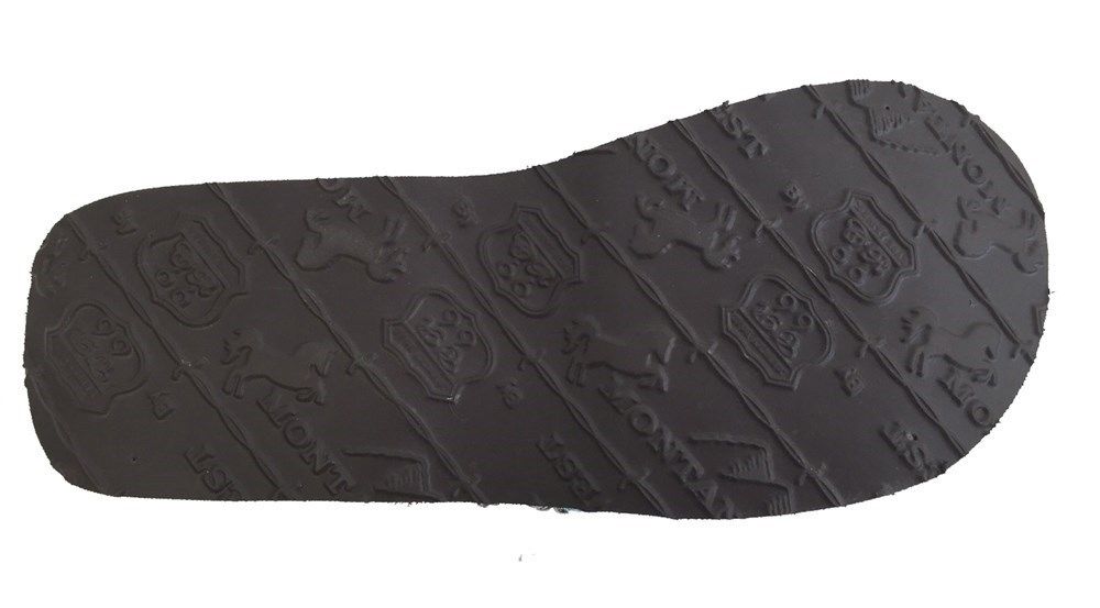 Montana West Patent Leather Rhinestone Flip Flops - Coffee