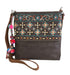 Montana West floral embroidery crossbody purse coffee