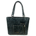 Concealed Carry Aztec Purse tote style in gray back 