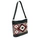 Concealed Carry Aztec Hobo Purse Gray Front