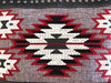 Concealed Carry Aztec hobo purse gray with  aztec embroidered over canvas on front