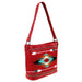 Concealed Carry Aztec Hobo Purse Red Front