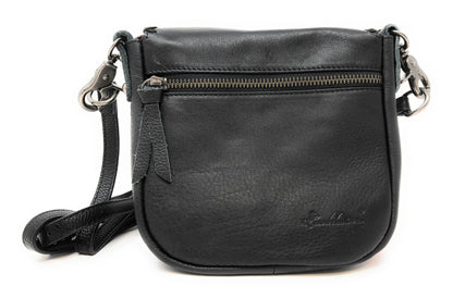 Black Concho Crossbody Purse Back