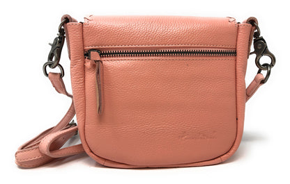 Pink Concho Crossbody Purse Back