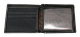 western style men's small bi-fold wallet