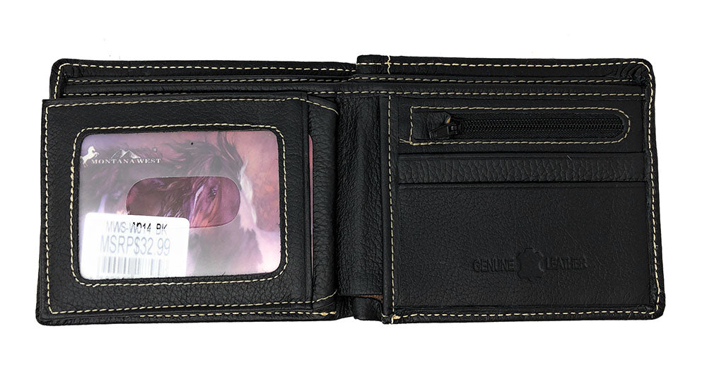 Cross Concho Bi-fold Wallet Black