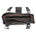 Black Western Tooled Leather shoulder bag  spacious multicompartment interior