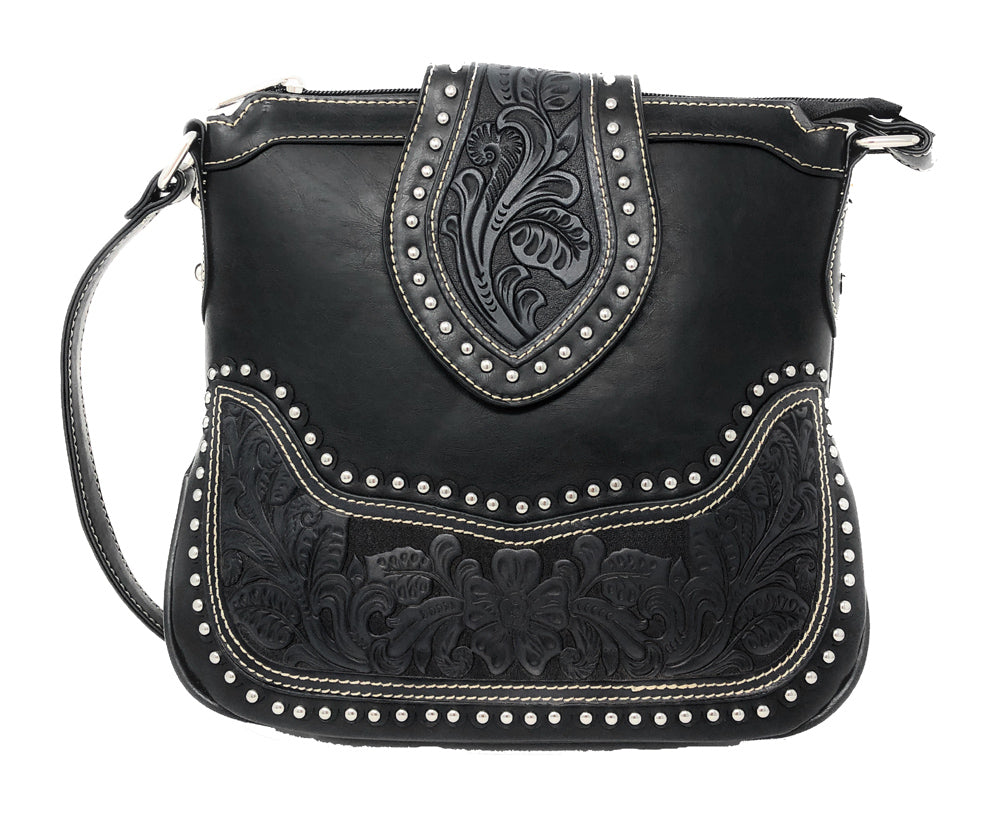 Black western crossbody purse Clearance