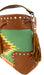 Blazin Roxx Bucket Bag with colorful tapestry inlay