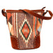 Blazin Roxx Aztec Conceal & Carry Tote Bag - Brown