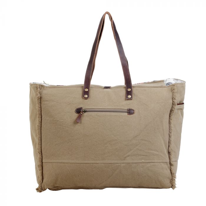 Myra Bag Pastel Hues Weekender Bag Back