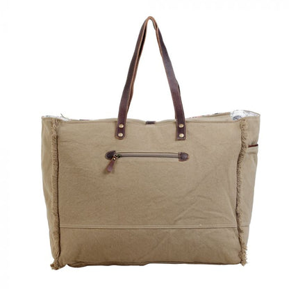 Myra Bag Pastel Hues Weekender Bag Back