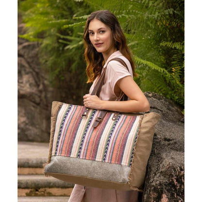 Myra Bag Pastel Hues Weekender Bag