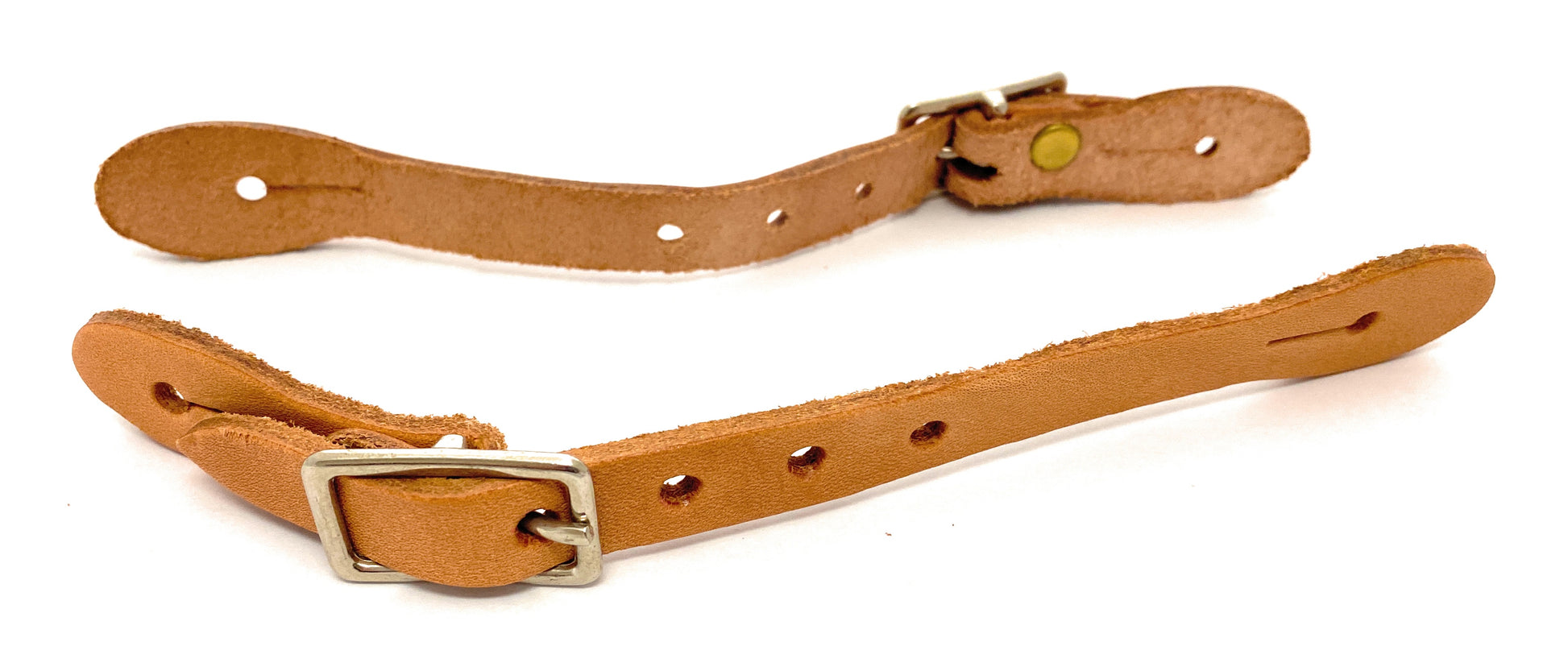 Toddler Spur Straps Genuine Leather Cowboy Boots Kids Children Made USA Russet