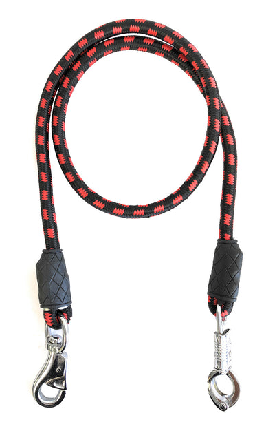 Bungee trailer tie in red