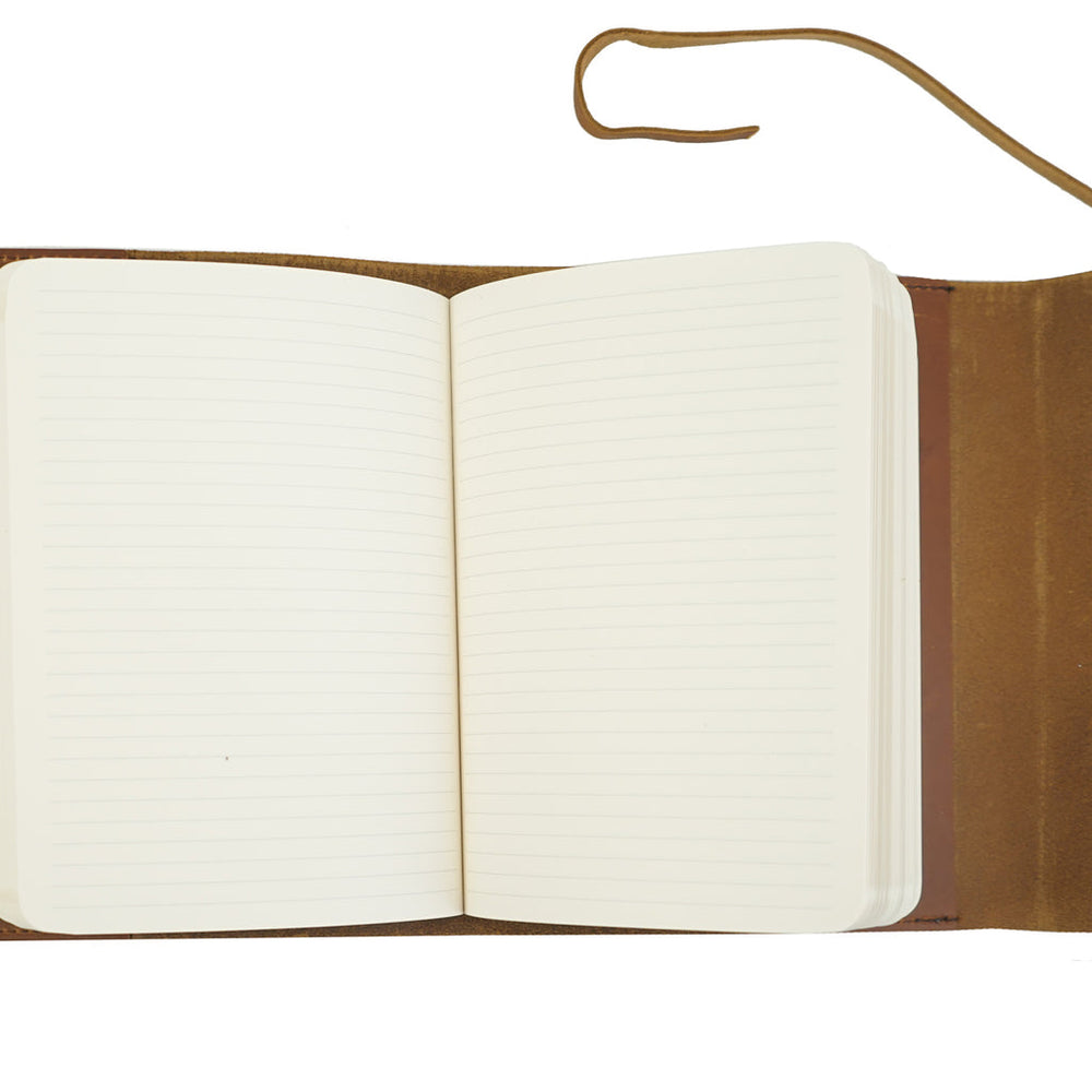 Rustico Writer's Log Refillable Notebook - 7" x 9"
